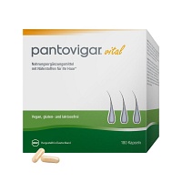 PANTOVIGAR vital Kapseln mit Nährstoffen für Haare - 180St
