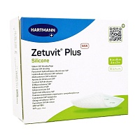 ZETUVIT Plus Silicone steril 8x8 cm - 10St