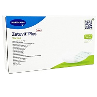 ZETUVIT Plus Silicone steril 10x20 cm - 10St