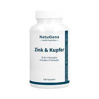 ZINK & KUPFER Komplex+gepuffertes Vitamin C Kaps. - 180St