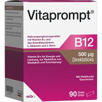 VITAPROMPT B12 500 µg Direktsticks - 90St
