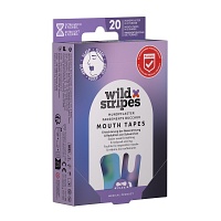 WILD STRIPES Pflaster Mouth Tapes Sunset - 20St