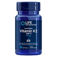 LOW-DOSE Vitamin K2 MK-7 45 µg Weichkapseln - 90St
