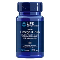 SUPER OMEGA-3 Plus EPA/DHA Fish Oil Weichkapseln - 120St