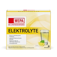 WEPA Elektrolyte Pulver Zitrone - 20X5.6g