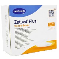 ZETUVIT Plus Silicone Border steril 10x10 cm - 10St