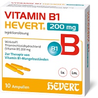 VITAMIN B1 HEVERT 200 mg Injektionslösung Amp. - 10X2ml