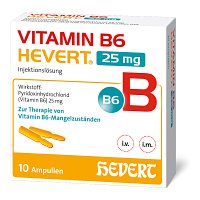 VITAMIN B6 HEVERT 25 mg Injektionslösung - 10X2ml