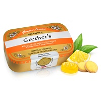 GRETHERS Ginger Lemon zuckerfrei Pastillen Dose - 110g