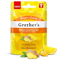 GRETHERS Ginger Lemon zuckerfrei Past.Mini Beutel - 30g