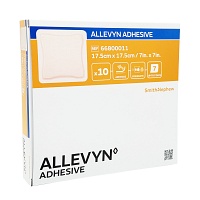 ALLEVYN Adhesive 17,5x17,5 cm haftende Wundauflage - 10St