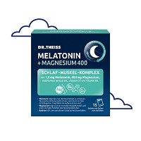 DR.THEISS Melatonin+Magn.400 Schlaf-Komplex Pulver - 15X5g