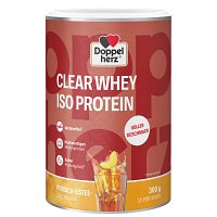 DOPPELHERZ Clear Whey Iso Protein Pfirsich-Eistee - 300g