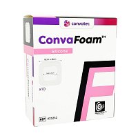 CONVAFOAM Silicone Verband 8x8 cm - 10St