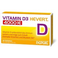 VITAMIN D3 HEVERT 4000 I.E. Tabletten - 20St - Calcium & Vitamin D3
