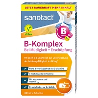 SANOTACT B-Komplex bei Müdigkeit+Erschöpfung Tabl. - 60St