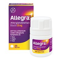 ALLEGRA Allergietabletten 20 mg Tabletten Dose - 100St