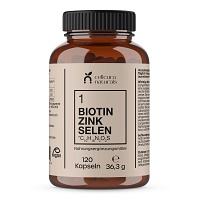 CELLCURA Naturals Biotin Zink Selen vegan Kapseln - 120St