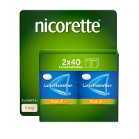 NICORETTE Fruit 2 mg Lutschtabletten gepresst - 80St