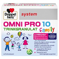 DOPPELHERZ Omni Pro 10 family system Trinkgranulat - 20St