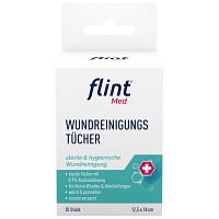 FLINT Med Wundreinigungstücher steril 12,5x18 cm - 20St