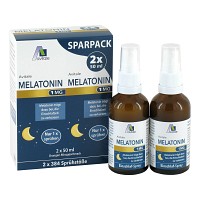 MELATONIN 1 mg Einschlaf-Spray Sparpack - 2X50ml