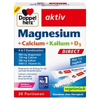 DOPPELHERZ Magneisum+Calcium+Kalium+D3 DIRECT Pel. - 20St