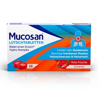 MUCOSAN Lutschtabletten rote Früchte - 16St