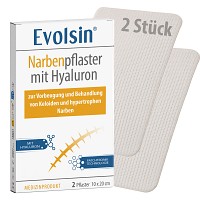 EVOLSIN Narbenpflaster mit Hyaluron 10x20 cm - 2St