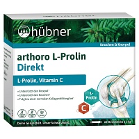 HÜBNER arthoro L-Prolin Direkt Pulver - 60X10g