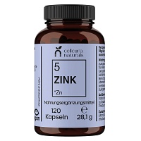 CELLCURA Naturals Zink 25 mg hochdos.vegan Kapseln - 120St