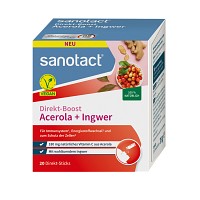 SANOTACT Acerola+Ingwer Sticks - 20St