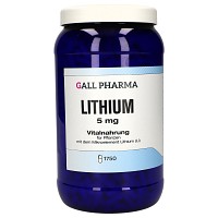 LITHIUM 5 mg GPH Kapseln - 1750St