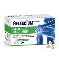 GELENCIUM MSM Plus Kapseln+Vitamin C hochdosiert - 120St