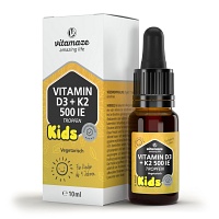 VITAMIN D3 K2 500 I.E. Kinder Tropfen - 10ml