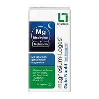 MAGNESIUM-LOGES Gute Nacht mit Melatonin Kapseln - 60St
