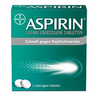 ASPIRIN 500 mg überzogene Tabletten - 12St - Kopfschmerzen und Migräne