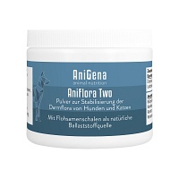 ANIFLORA Two Darmbakt.+Flohsamensch.Plv.Hunde/Kat. - 125g