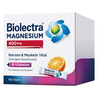 BIOLECTRA Magnesium 400 mg Nerven & Muskeln Vital - 100St