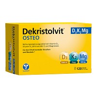 DEKRISTOLVIT OSTEO D3K2Mg Kapseln - 120St