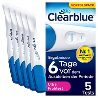 CLEARBLUE Schwangerschaftst.Ultra frühe Erken.Urin - 5St