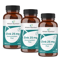 ZINK 25MG IMMUN PL HO+VEGA 3ER PACK - 3X120St