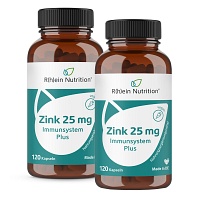 ZINK 25MG IMMUN PL HO+VEGA DOPPELPACK - 2X120St