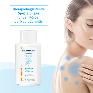 Therapiebegleitende Spezialpflege für den Körper bei Neurodermitis